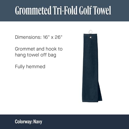 Port Authority Grommeted Tri-Fold Golf Towel - Image 3