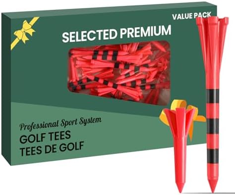 Amy Sport Unbreakable Plastic Golf Tees Long and Short Set by AmySport