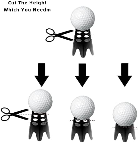 Plastic Golf Tees, Outdoor Indoor Golf Tees Simulator Practice Training - Image 3