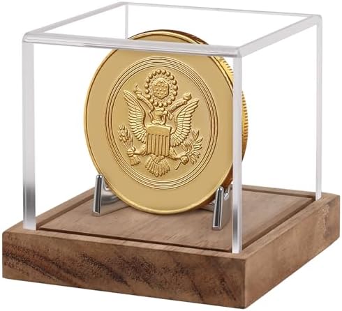 Hooqict Coin Display Case Clear Acrylic Military Challenge Coin Case Display by Hooqict