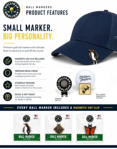 Funny Golf Ball Marker + Premium Magnetic Hat Clip | Unique Gift - Image 4