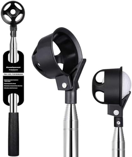 Pro Auto-Lock Golf Ball Retriever, Telescopic Golf Ball Retriever by Unknown