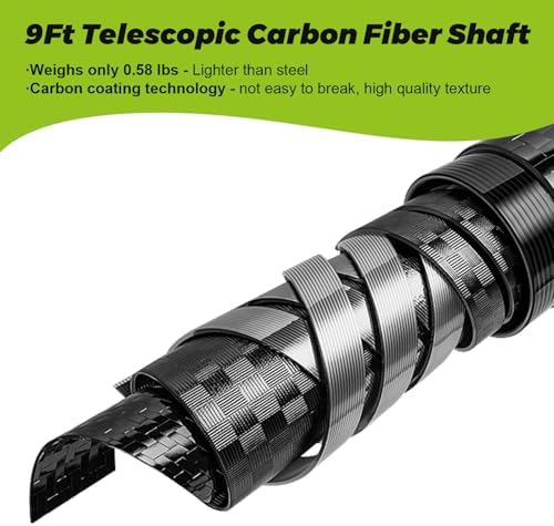 9FT Carbon Fiber Telescopic Golf Ball Retriever, Ultra Lightweight - Image 2