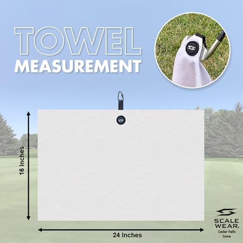 Magnetic Waffle Golf Towel 16x24 - Image 2