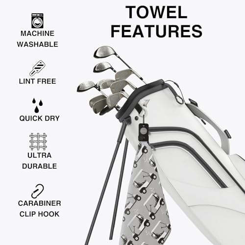 Magnetic Golf Towels for Golf Bags - Image 3