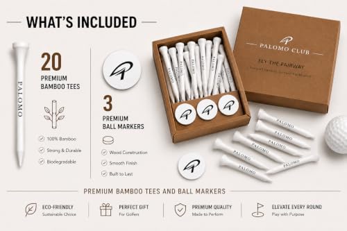 Premium Bamboo Golf Tees, 20 Pack - Image 2