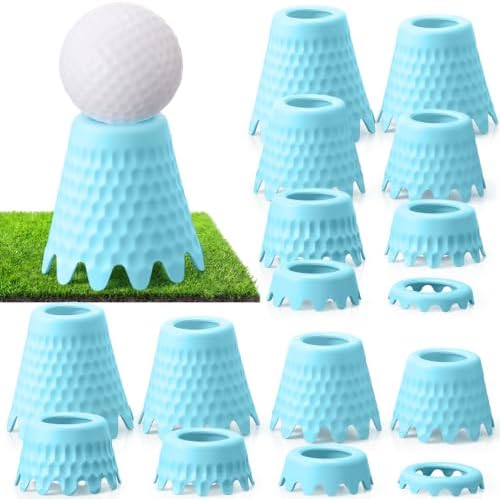 Plastic Golf Simulator Tees, 1/4 to 2 Inch by Unknown