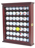 DisplayGifts 49 Golf Ball Display Case Cabinet Wall Rack Holder Frame by Display+Accessories