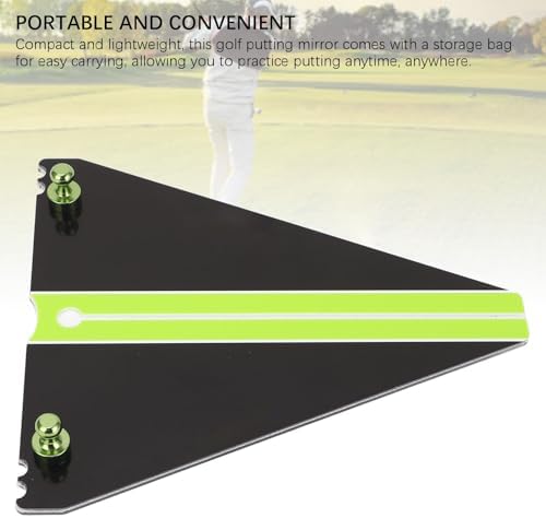 Portable Shockproof Golf Putting Alignment Mirror - Image 3