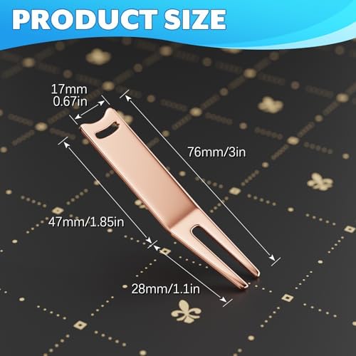 3 Pcs Metal Golf Divot Repair Tool Bending Golf Divot Fork Portable Fairway - Image 2