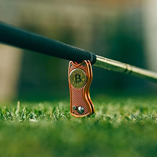 Bitcoin Golf Divot Tool, 3-in-1 Multitool, Magnetic Ball Marker - Image 5