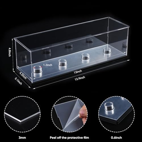 Softball Display Case for 4 Pack in One, Acrylic Baseball Display Holder - Image 3