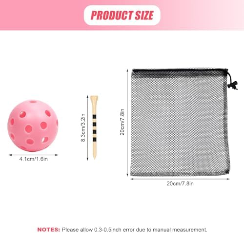 Plastic Golf Balls Practice Limited Flight Golf Training Ball Hollow Swing - Image 2