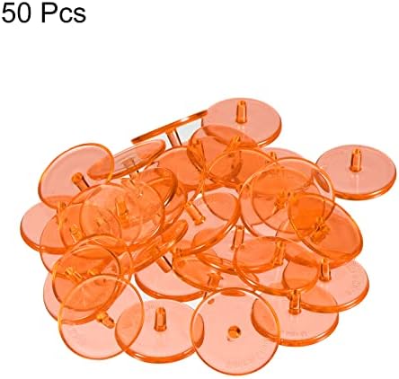 PATIKIL Golf Ball Marker, Pack Round Transparent Flat Position Mark Places - Image 3