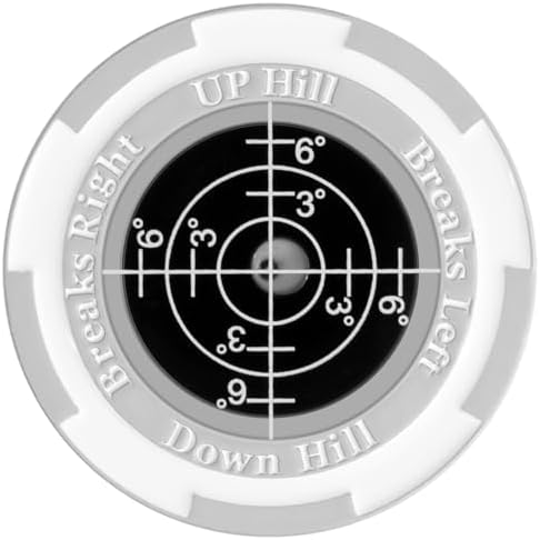 Golf Ball Marker with Bubble Level by Quany+Life
