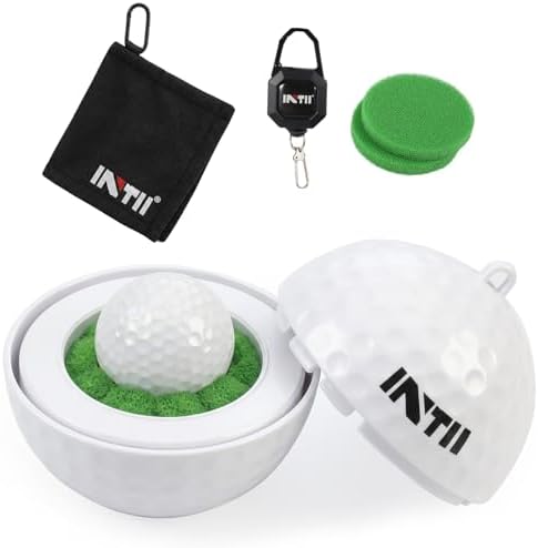 Upgrade Portable Golf Ball Cleaner More Lightweight, Home Golf Ball Washer by INTII