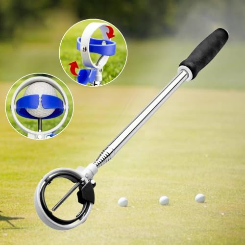 SM SunniMix Golf Ball Picker Portable Scoop Retriever Tool - Image 2