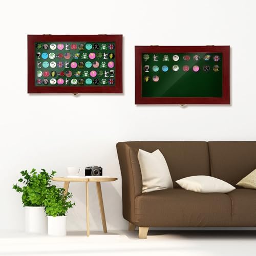 Silipull 40 Golf Ball Marker Display Case Full Magnetic Backing 15.5" W x 9.5" - Image 4