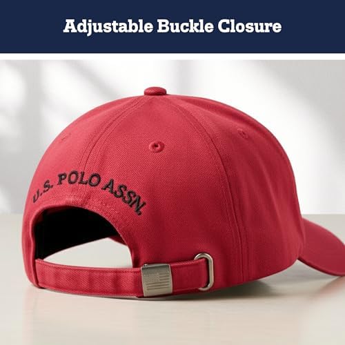 U.S. Polo Assn. Baseball Cap, 100% Cotton Adjustable Dad Hat - Image 4