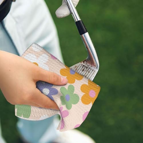 Cute Flowers Floral Golf Towel - Image 7