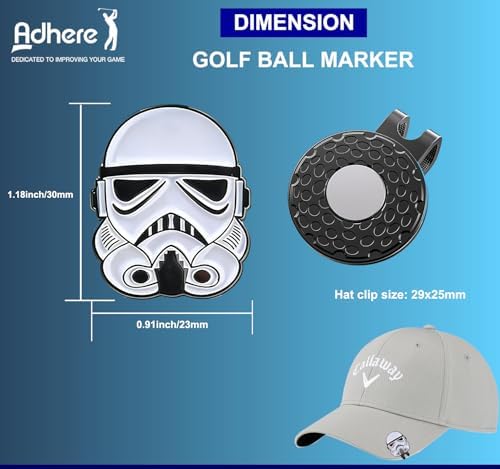 Adhere Golf Ball Markers Personlized Colourful Diamond Logo - Image 2
