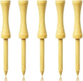 Step Down Golf Tees 2-1/8"or 2-3/4"or 3-1/4" 100 Count Wooden Golf Castle Tees by Zivisk