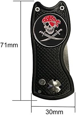 Golf Ball Marker Divot Tool Sets Switchable Divot Repair Tools - Image 2
