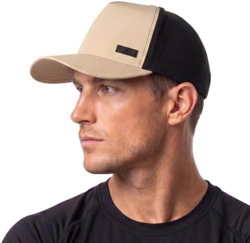 TOP-EX Men's Performance Snapback Hat, Water-Resistant, Breathable Golf Cap by TOP-EXBetterFitBetterPerformance