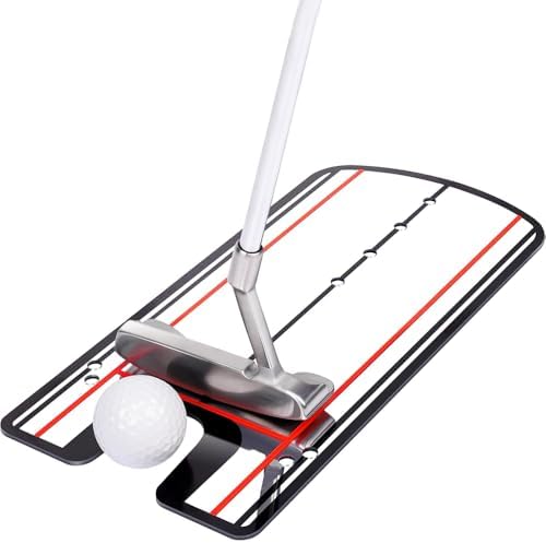 Golf Putting Mirror, 12.2"x5.7" Acrylic Alignment Putting Training Aids by Unknown