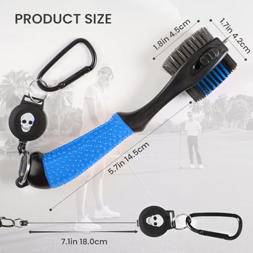 FINGER TEN Retractable Golf Club Cleaner Brush - Image 6