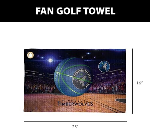 Northwest NBA Golf Towel – Official Licensed Microfiber Waffle Fabric, - Image 5
