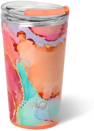 Swig Life 24oz Party Cup, Stackable Insulated Travel Coffee Tumbler by SwigLife