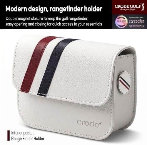CRODE Golf Rangefinder Leather Case and Tee Holder - Image 2