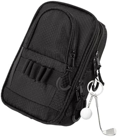 Golf Ball Bag Pouch + Green Ball Pendant, Golf Valuables Pouch & Golf Ball by Unknown