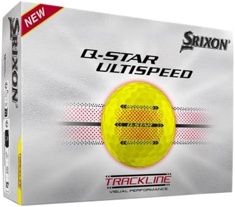 Srixon Q-Star Ultispeed Track Alignment Aid Golf Balls by Unknown