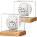Baseball Display Case, Autograph Baseball Stand Box by JupDec