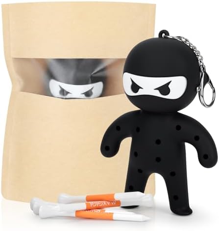 Ninja Golf Tee Holder by EveryRoundEveryDriveCover
