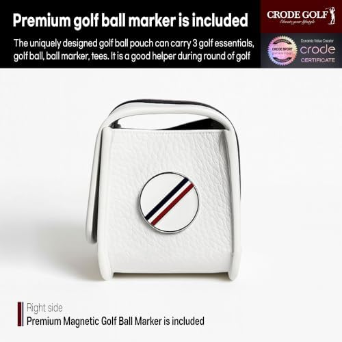 CRODE Golf Ball Bag and Tee Holder - Image 3