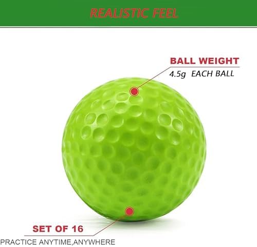 Practice Golf Balls 24/40 Pack, 41mm Plastic Golf Training Balls - Image 2