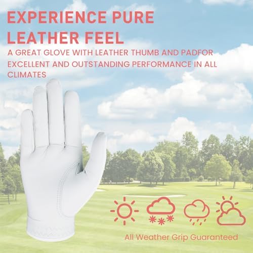 Golf Gloves Women with Ball Marker 1 Pack - Image 3