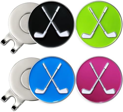 Adhere Golf Ball Markers with Strong Magnetic Hat Clip by Unknown