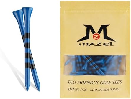 MAZEL Natural Wood/Bamboo Golf Tees 2 3/4 Inch & 3 1/4 Inch, Pack 50 or 120 - Image 4