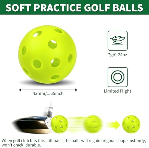 KOFULL Practice Golf Balls, Soft Plastic Golf Balls - Image 3