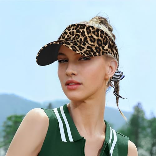 Sports Sun Visor Hats Adjustable Men Women Lightweight Packable Cooling Empty - Image 5