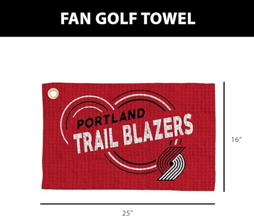 Northwest NBA Golf Towel – Official Licensed Microfiber Waffle Fabric, - Image 4