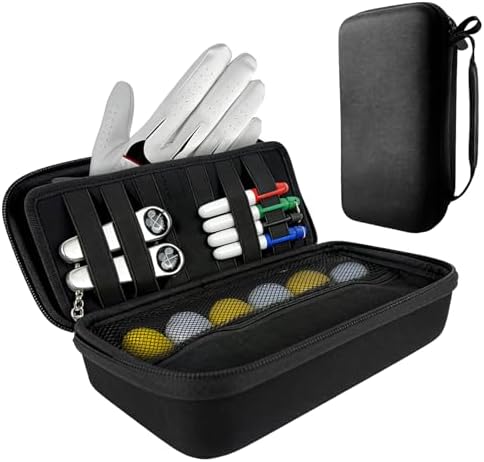 Golf Glove Case with Shaper – Portable Golf Accessory Bag by Aleybloodes