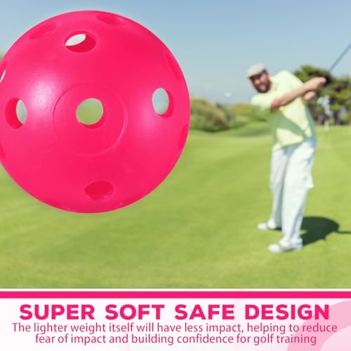 Lunmon 24 Pack Practice Golf Balls 42mm Plastic Golf Balls - Image 4