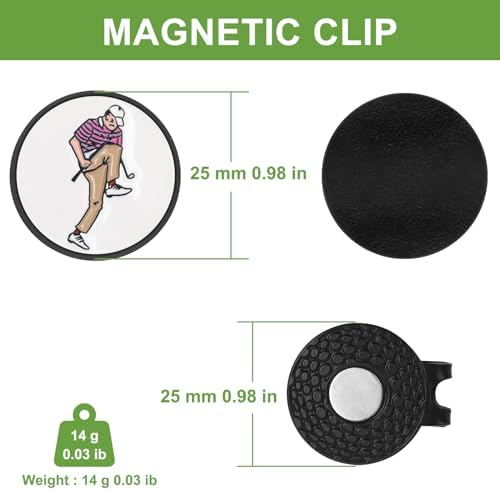 ZZHAO Golf Ball Marker with Magnetic Hat Clip, Funny Golf Accessories, Golf - Image 4