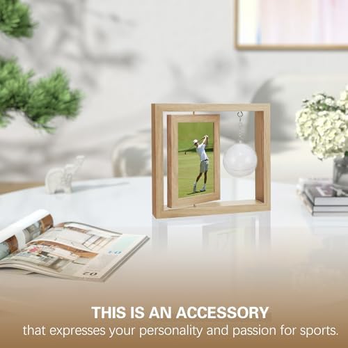 Golfball Display Frame Including Clear Round Golfball Display Box & 4x6 - Image 5