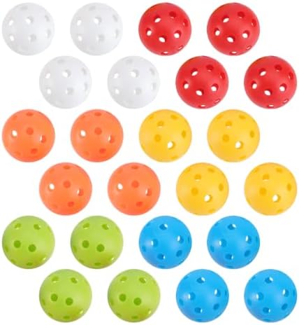 Practice Balls for Golf 24pcs Perforated Plastic by SWOOMEY